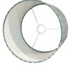 Teal & White Handcrafted Drum Lampshade – 20cm x 18cm | Premium UK Fabric - Image 3