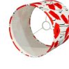 Empire Poppy Lampshade – 24x22x27cm | Bold Red Floral | US Designer Fabric - Image 3