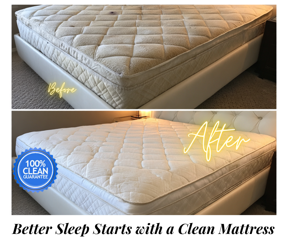 Before and After Mattress Cleaning Affordable Mattress Cleaning Services 33 - Clean Mattress  https://cleanmattress.com.au/